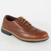 Mens Timberland EK Stormbucks 9743A Tan Leather Lace Up Smart Brogue Shoes